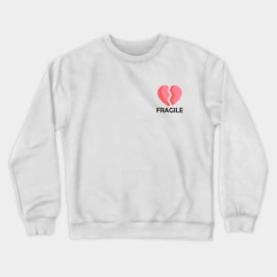 Fragile Heart 3D – Black Crewneck Sweatshirt